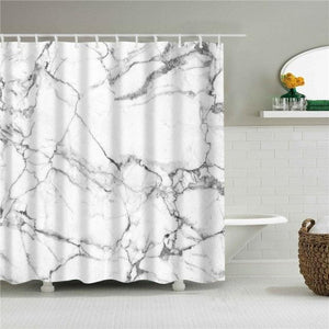Classic Marble Fabric Shower Curtain - Shower Curtain Emporium