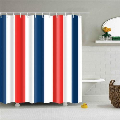 Classic Stripes Fabric Shower Curtain - Shower Curtain Emporium