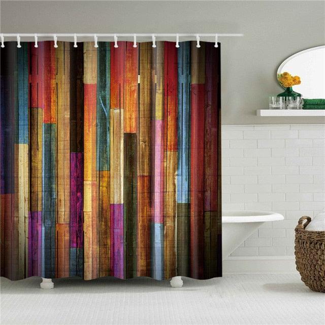 Crafted Lines Fabric Shower Curtain - Shower Curtain Emporium