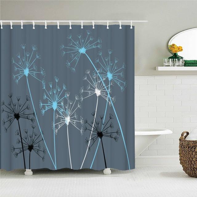 Dandelion Fabric Shower Curtain - Shower Curtain Emporium