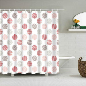 Delightful Dots Fabric Shower Curtain - Shower Curtain Emporium