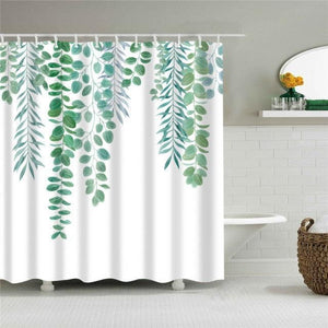 Hanging Vines Fabric Shower Curtain - Shower Curtain Emporium