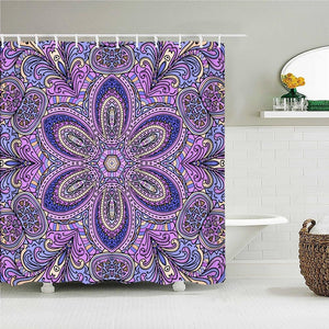 Mystical Mandala Fabric Shower Curtain - Shower Curtain Emporium