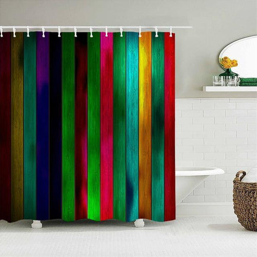 Rich Colors Fabric Shower Curtain - Shower Curtain Emporium