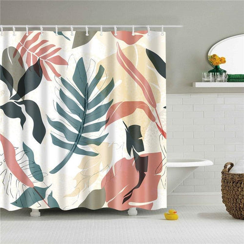 Stylish Palms Fabric Shower Curtain - Shower Curtain Emporium